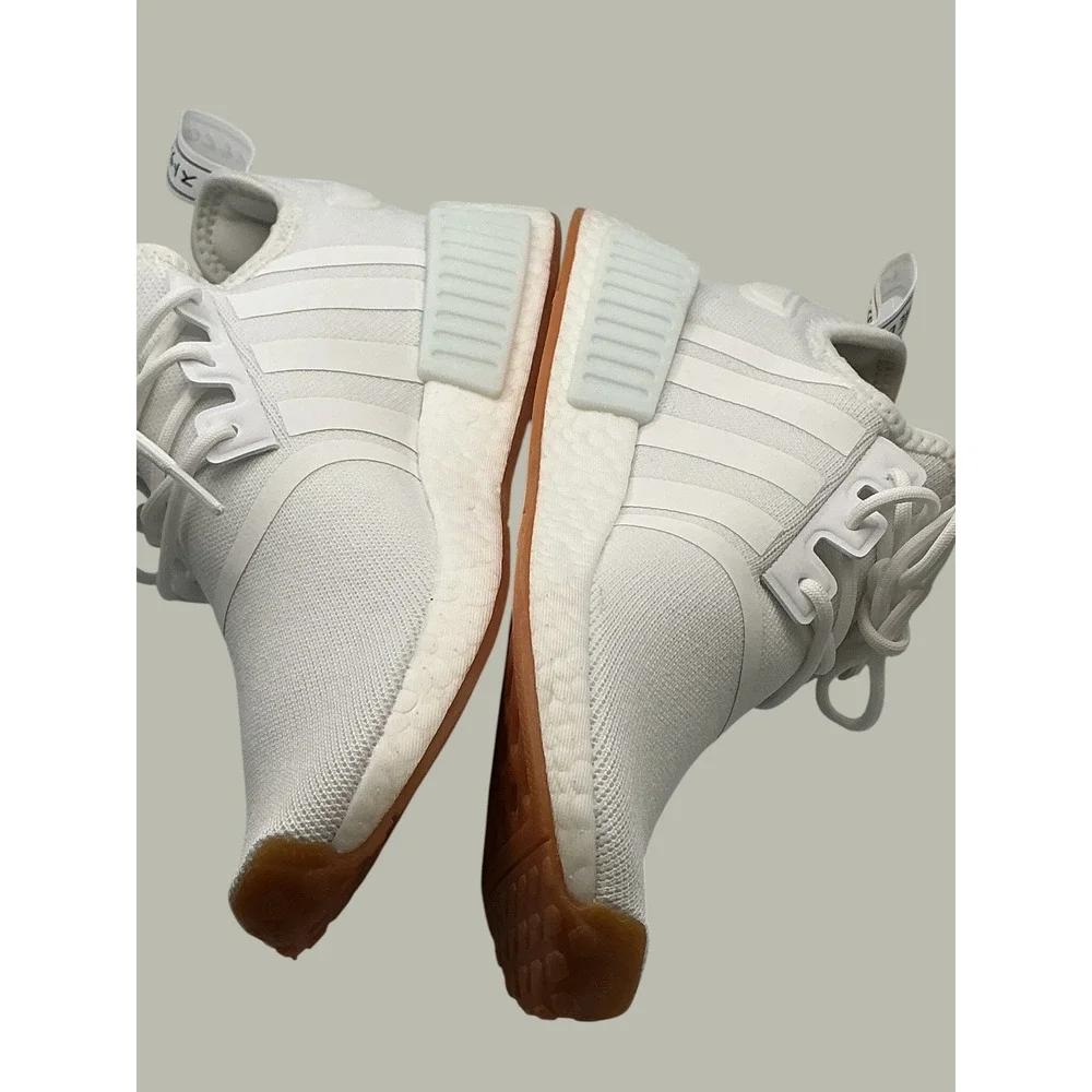 Adidas NMD_R1 Mens Sneakers White Gum GZ9260 Low Top Mesh‎ Running Shoes Size 7